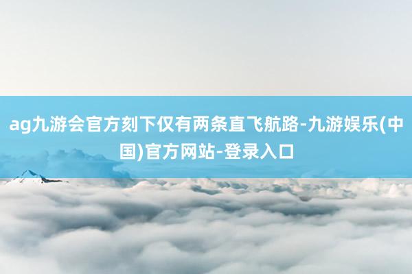 ag九游会官方刻下仅有两条直飞航路-九游娱乐(中国)官方网站-登录入口
